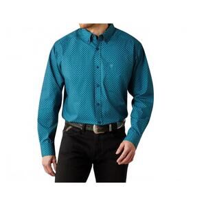 NEW ARIAT tyce classic fit shirt in dark teal